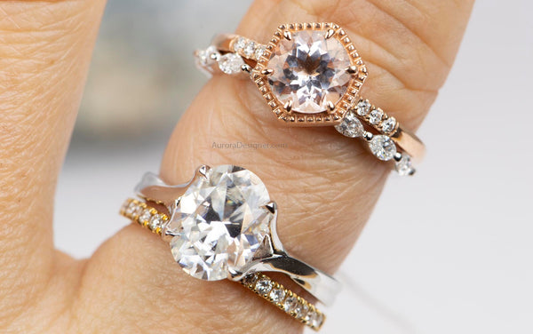 Lab Grown Round Diamond Engagement Ring | Plum Diamonds